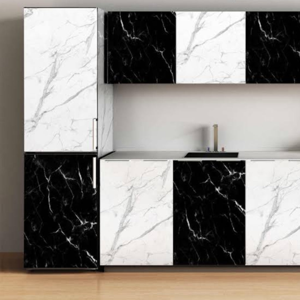 Marble Vinyl Kitchen, Furniture, Wall Decor Waterproof & Heat-Resistant Wall Sticker
