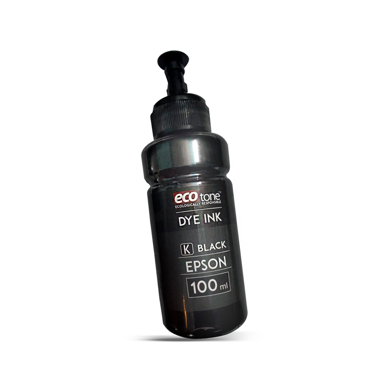 Ecotone Black Color for Inkjet Printers 100 ml Bottle