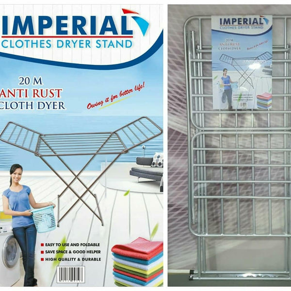 Metallic Anti Rust Clothes Drying Rack