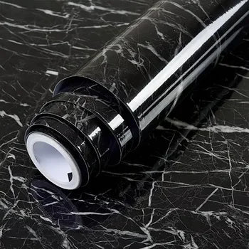 Marble Vinyl Kitchen, Furniture, Wall Decor Waterproof & Heat-Resistant Wall Sticker