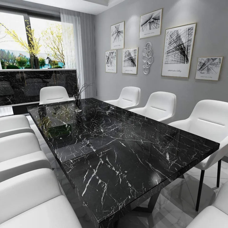 Marble Vinyl Kitchen, Furniture, Wall Decor Waterproof & Heat-Resistant Wall Sticker