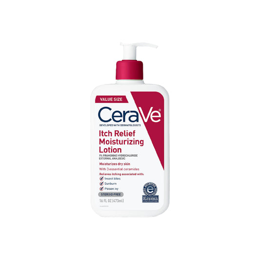 CeraVe Itch Relief Moisturizing Lotion – For Dry, Itchy Skin (16 fl oz)