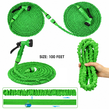 Make Watering Easier with the Expandable Garden Hose (Random Colors)