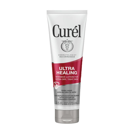Curel Ultra Healing Intensive Lotion – For Extra Dry, Tight Skin (2.5 oz)