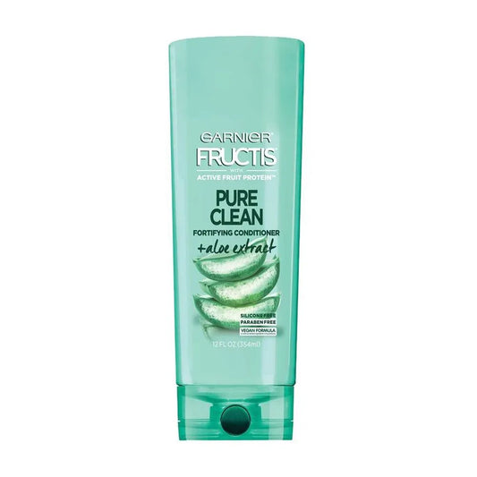Garnier Fructis Pure Clean Fortifying Conditioner – Silicone-Free with Aloe & Vitamin E (12 fl oz)