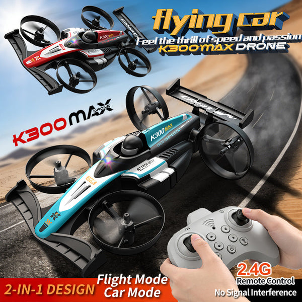 K300 Max Flying RC Sport Car Drone –  High Speed Dual Mode Racing & Flying Action