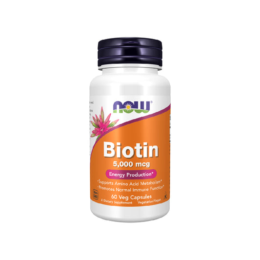 NOW Foods Biotin 5000mcg 60 Cap.