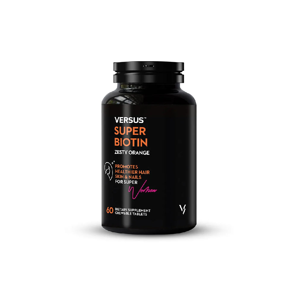 Versus Super Biotin – Hair, Skin & Nails Support, 60 Tablets