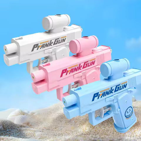 Funny Double-Sided Reverse Water Gun | Mini Tactical Prank Water Sprayer Toy for Kids & Adults | Summer Pool & Beach Water Blaster (Random Color)