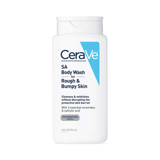 CeraVe SA Body Wash for Rough & Bumpy Skin (10 fl oz / 296ml),