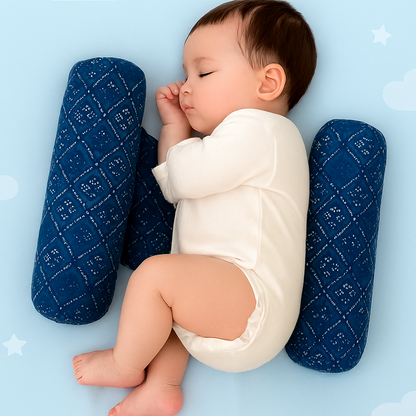 Soft Baby Sleeping Pillow with Neck Support (Random Colors)