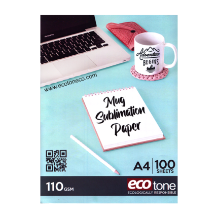 A4 Ecotone Mug Sublimation Paper 100 sheets 110gsm
