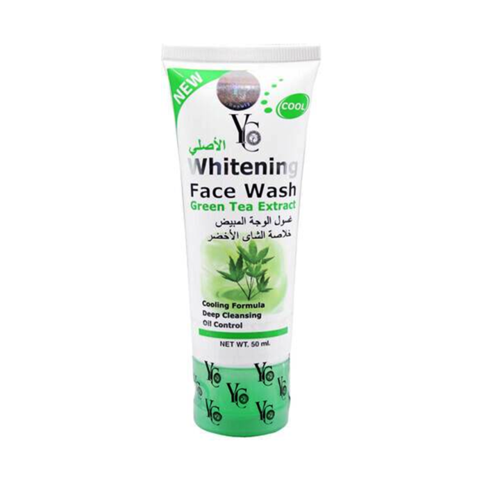 YC Whitening Face Wash Green Tea Extract – Cool, 50ml