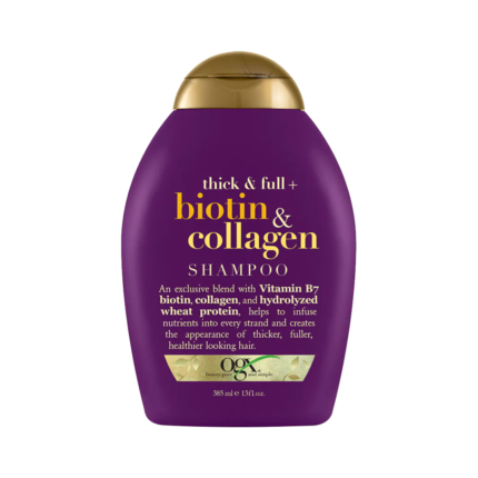 OGX Thick & Full + Biotin & Collagen Shampoo, 13 fl. oz.