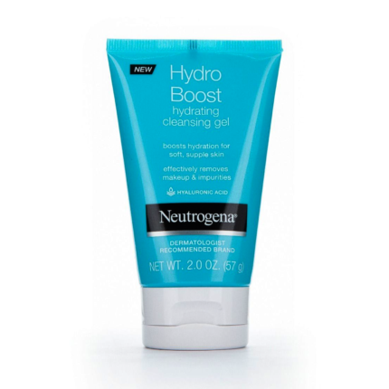 Neutrogena Hydro Boost Hydrating Cleansing Gel, Effectively Removes Makeup, 2.0 OZ (57g)