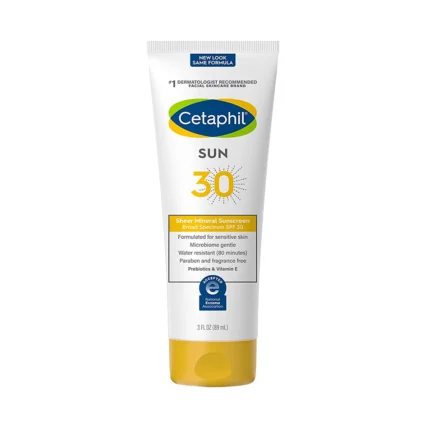 Cetaphil Sun Sheer Mineral Sunscreen Broad Spectrum SPF 30 3 fl oz