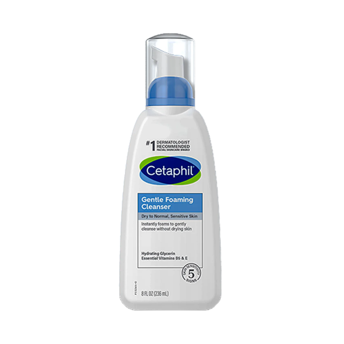 Cetaphil Gentle Foaming Cleanser Dry To Normal Sensitive Skin 8 FL Oz