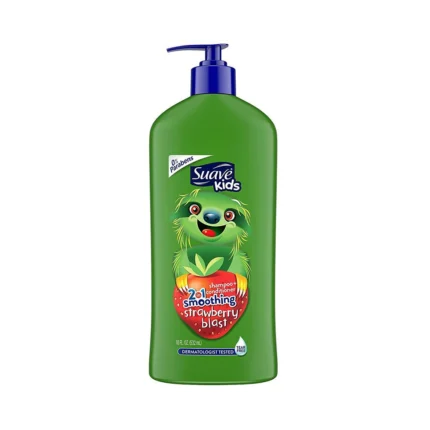 Suave Kids 2 In 1 Shampoo & Conditioner With Strawberry Blast 18 fl oz 532ml
