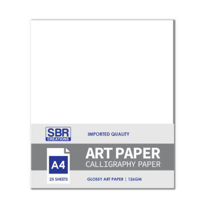 SBR Art Paper Glossy High Quality for Calligraphy Art Paper 25 Sheets